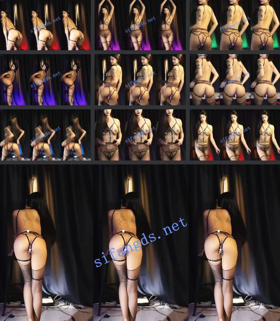 超级重磅【虎牙】艺涵老师，SM套装加持闪亮肛塞裸舞【1V】【571M】