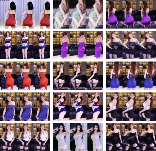 【虎牙】小辛也，高颜值S曲线美女主播首发合集【15V】【1.58G】