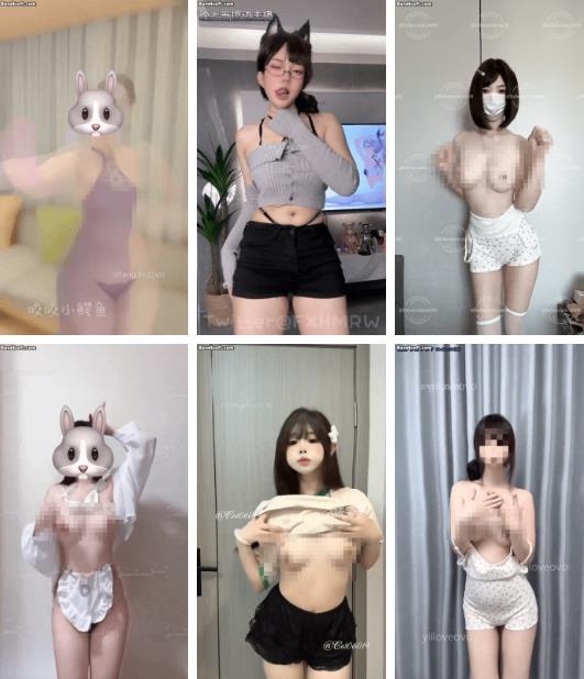 【抖音风】最全抖音风裸舞 变装 反差超大合集 美女云集【297V】【975M】