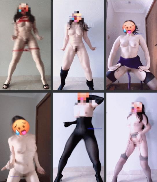 推特反差舞蹈老师⭐刚子 520大会员群顶胯裸舞长视频合集【16V】【3.04G】